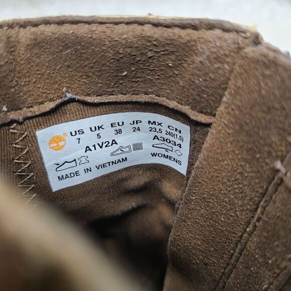 Timberland Women's Tillston Peep Toe Ankle Boots sz 7 - Picture 10 of 11